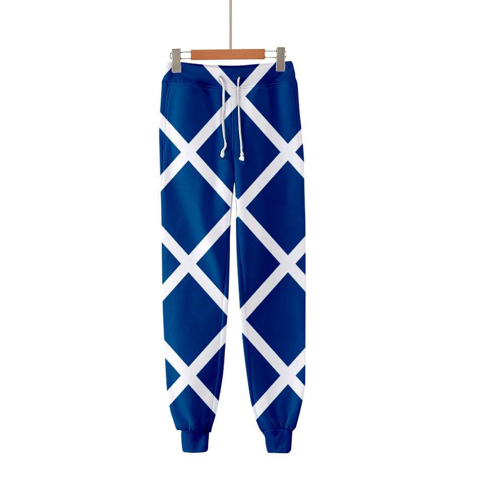 Trendy JOJO Digital Color Print Loose Pants