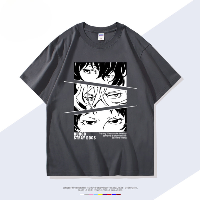 Anime Parttern Cotton Short Sleeve T-Shirt