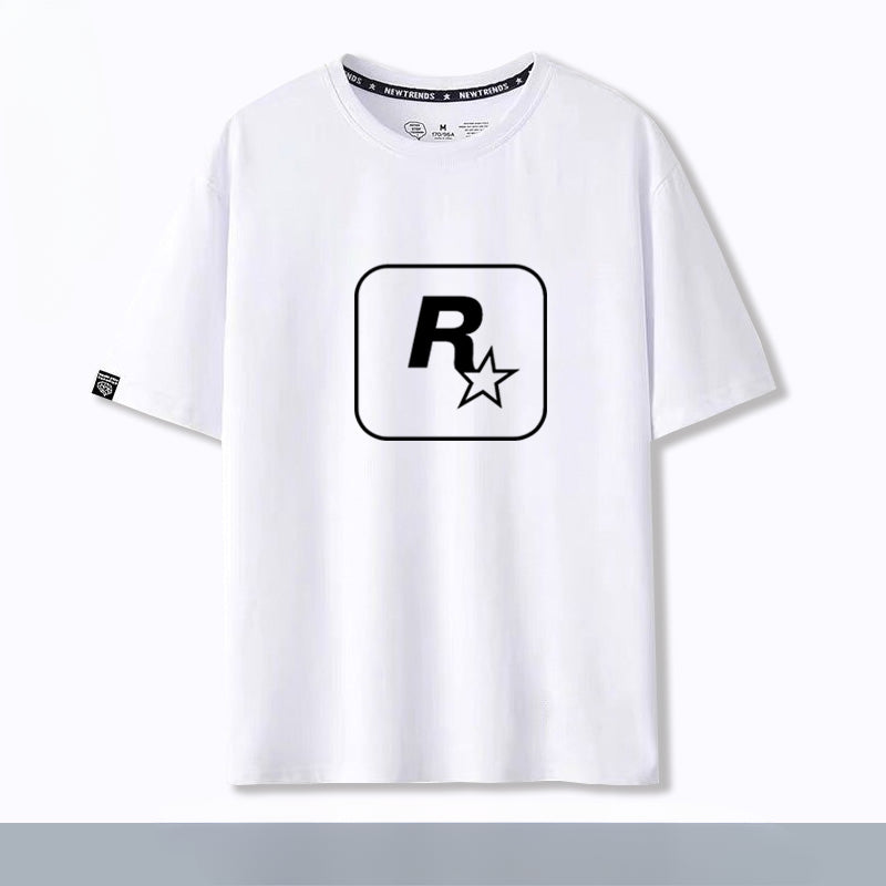 Unisex Game R Star Cotton Short Sleeve T-Shirt