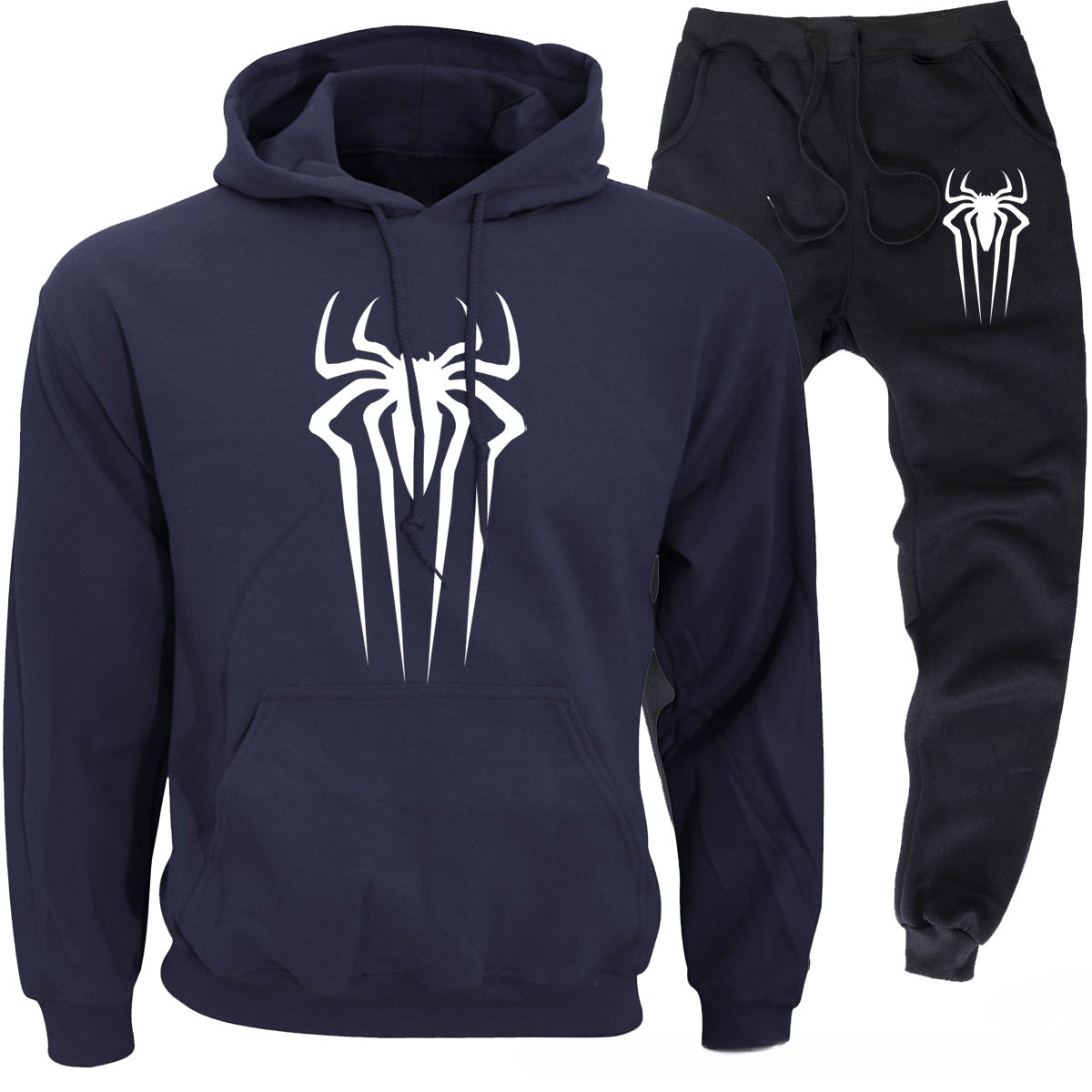 Casual Men's Spider Hoodie and Pants Co-ords Sportswear