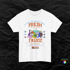 Devil Fruits Anime Cotton T-shirt
