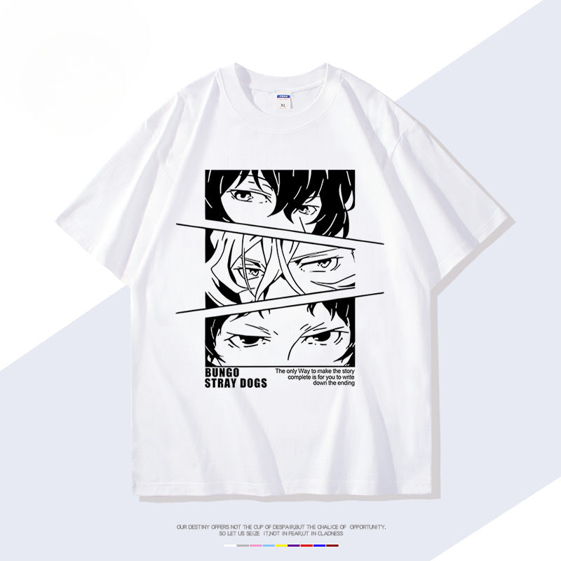 Anime Parttern Cotton Short Sleeve T-Shirt