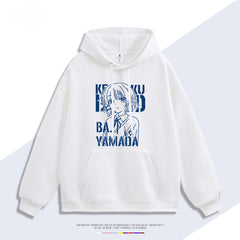 Casual Anime Yamada Print Hoodie