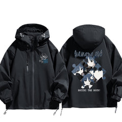Bocchi The Radio Graphic Windbreaker Jacket