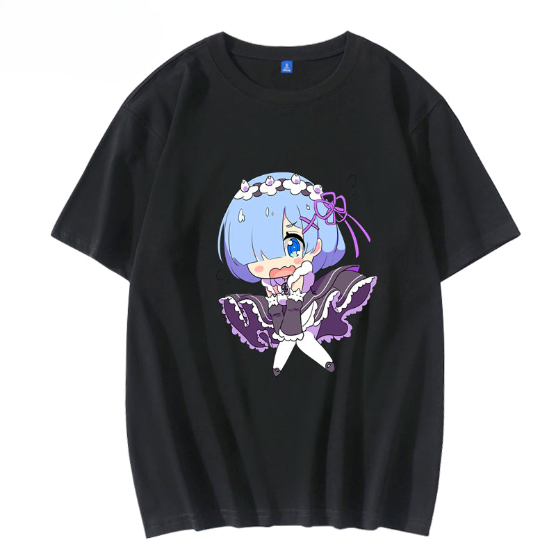 Rem Anime Short-sleeved T-shirt