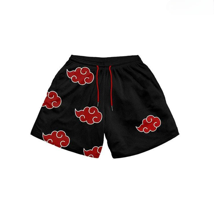 Men's Anime Digital Printed Beach Shorts