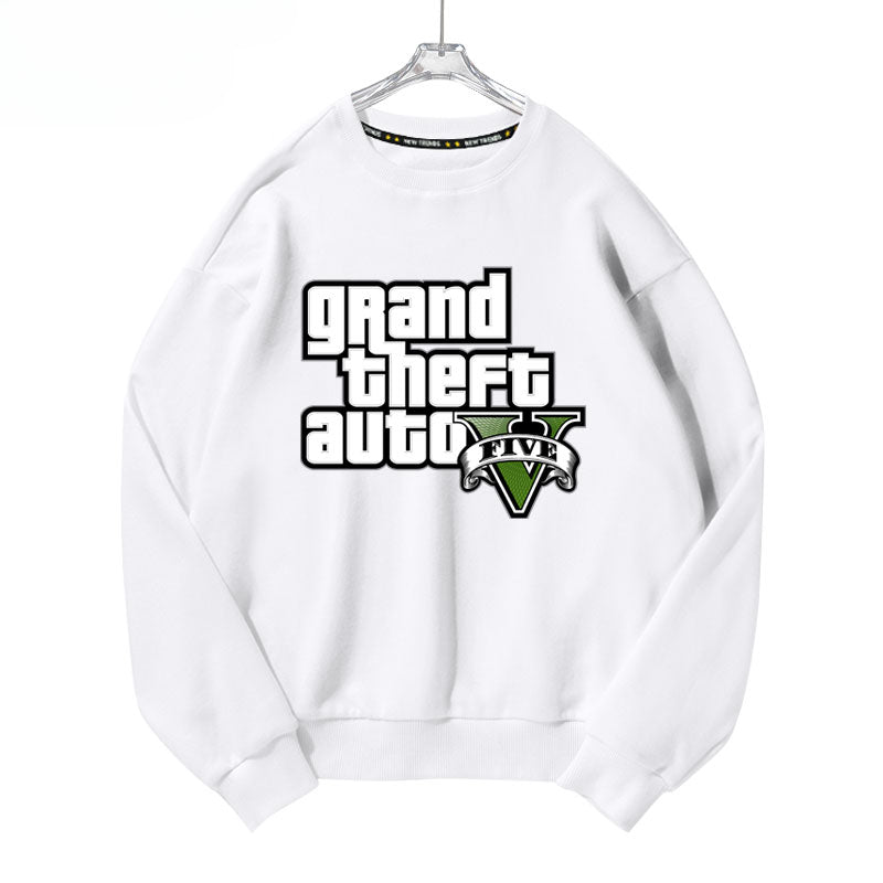 Game Crew Neck Pullover Sweatshirt