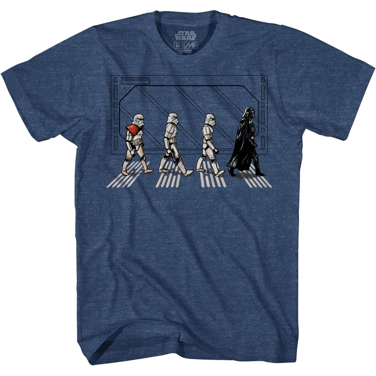 Death Star Road Stormtrooper Crossing Mens T-Shirt