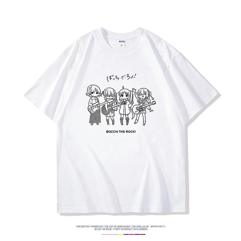 Kessoku Band Graffiti Short-sleeved T-shirt