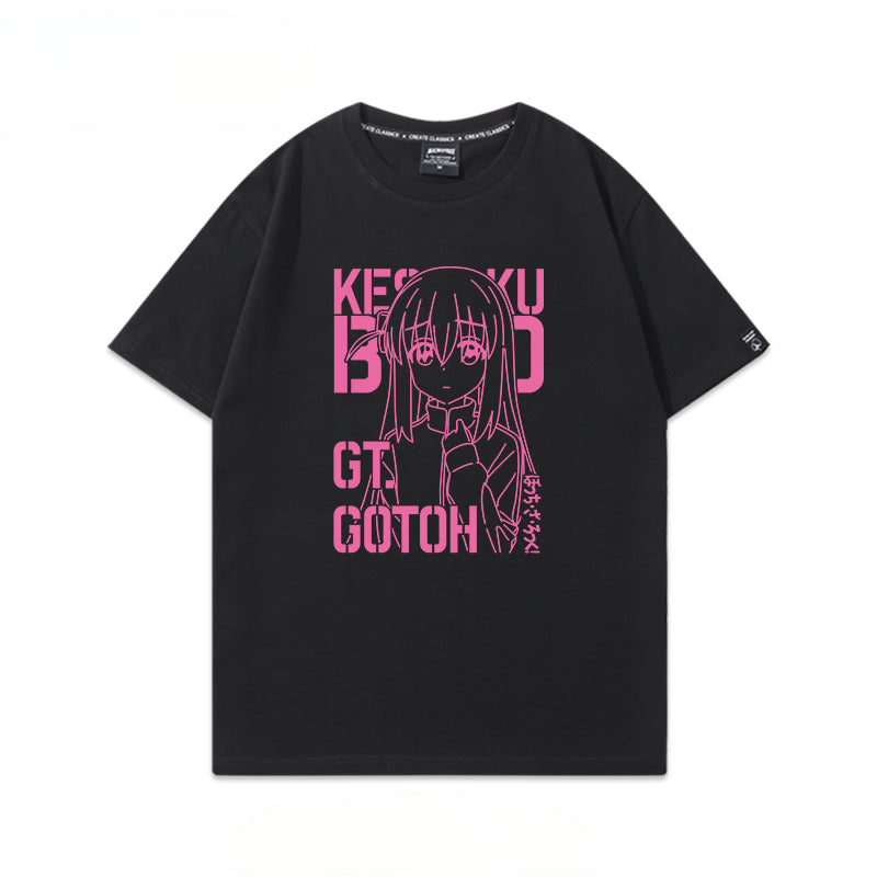 Unisex Anime Print Short Sleeve T-Shirt
