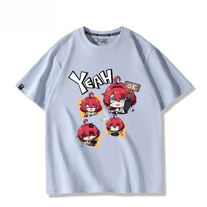 Casual Game Graphic Short-sleeved T-shirt