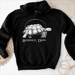 Behold Dog Pope Turtle Printed Hoodie Top