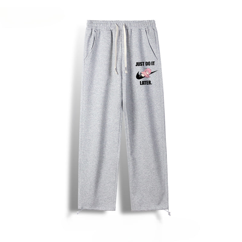 Casual Anime Logo Sports Sweatpants