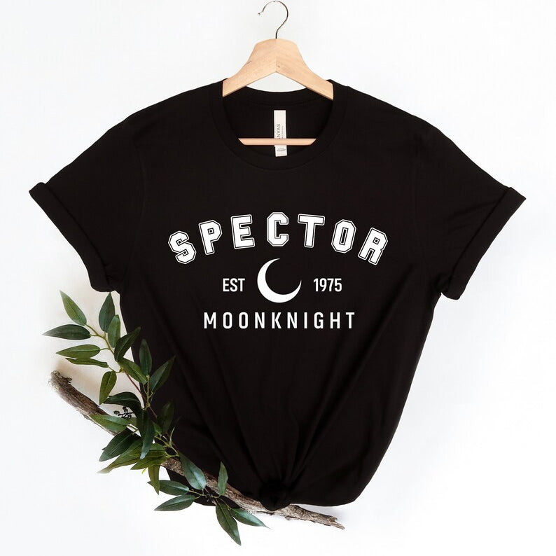 Casual Women's Spector Moonknight Letter T-shirt