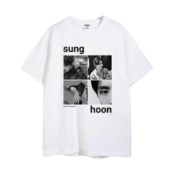 SUNGHOON Collage Print Short-sleeved T-shirt