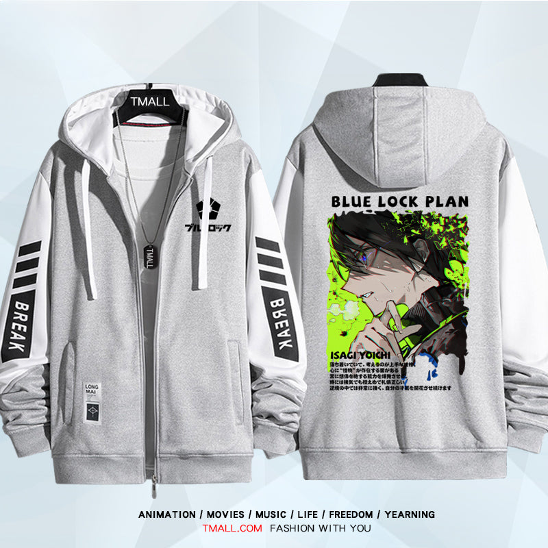 Men's and Women's Anime Hooded Thin Jacket