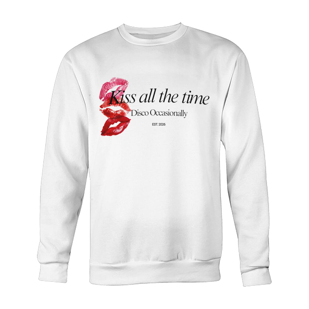 Unisex HS New Album Kiss All The Time. Disco, Occasionally Sweatshirt