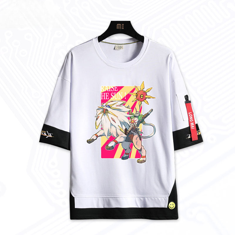 Men's Game Graphic Print Loose T-Shirt