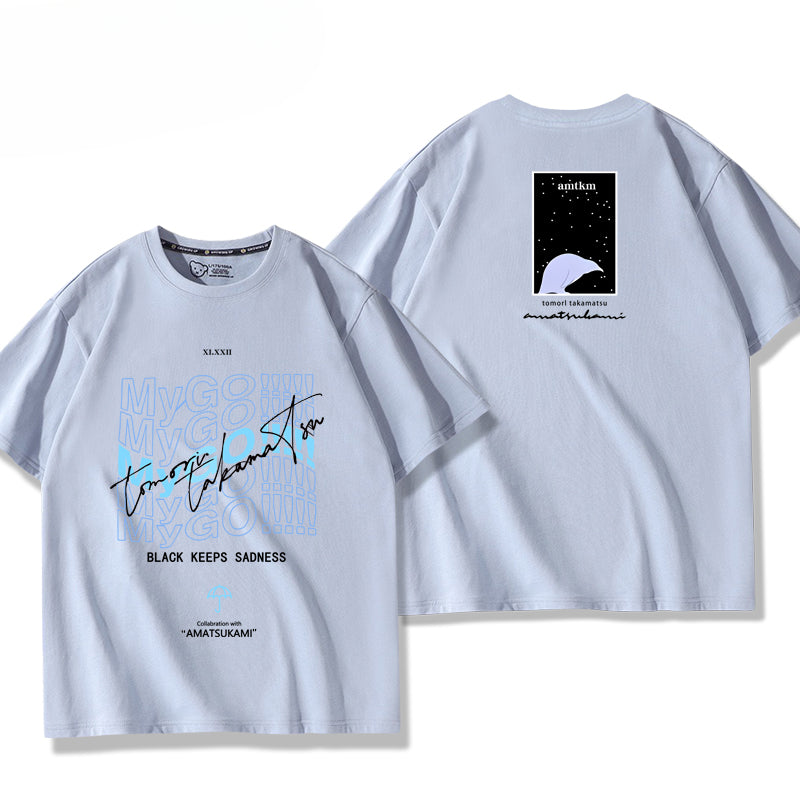 Men's and Women's Anime Pattern T-shirt