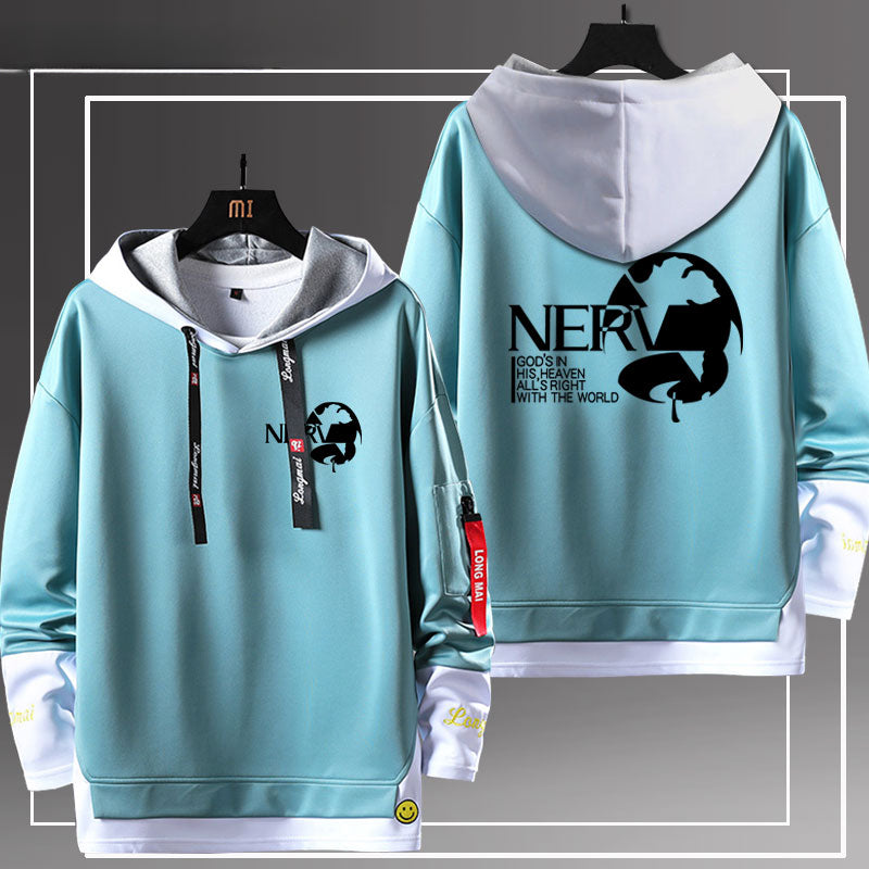 EVA NERV Logo Men's Pullover Hoodie