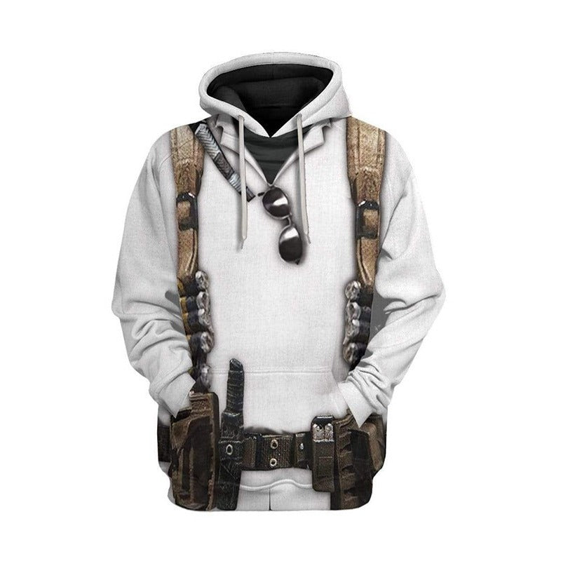 Casual Mandalorian 3D Printed Sports Cospaly Hoodie