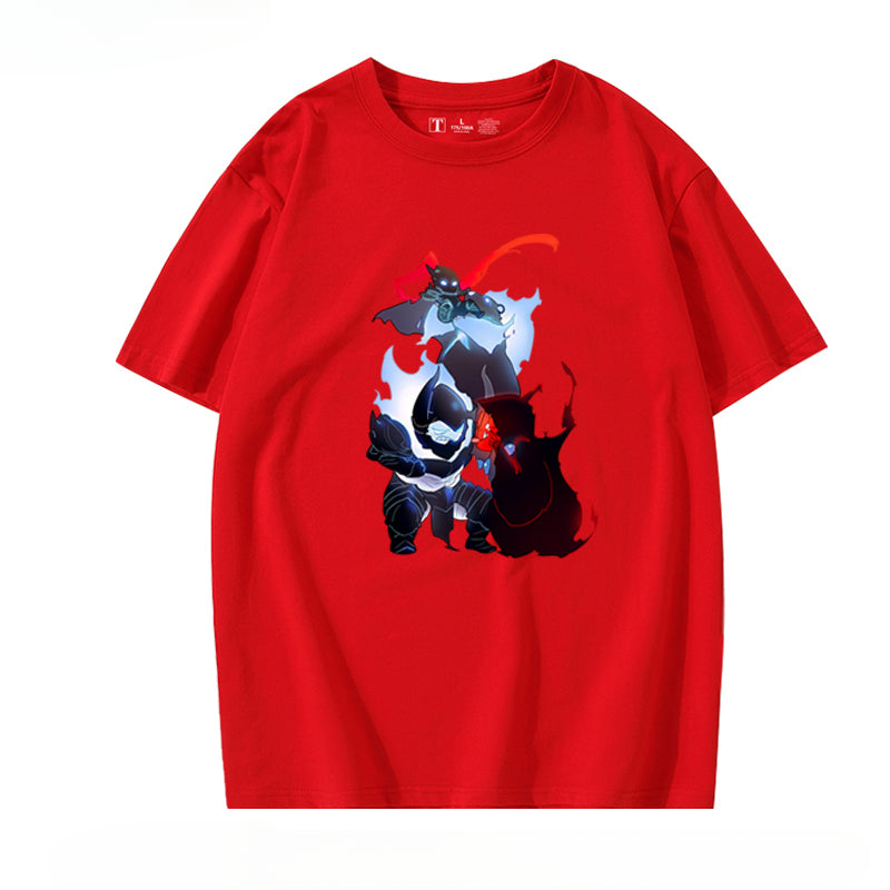 Trendy Anime Print Short-sleeved T-shirt