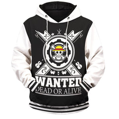 Unisex Cool Wanted Digital Printed Relaxed Hoodie