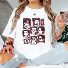 Cute BANGTAN 2.0 Graphic Print T-Shirt