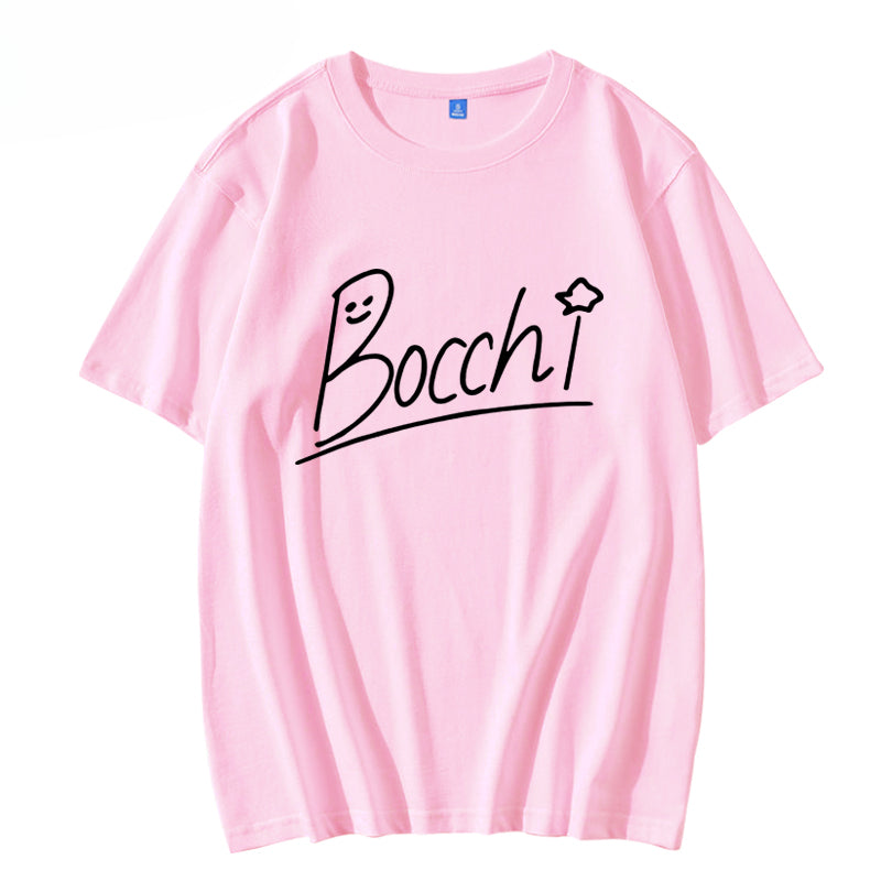 Bocchi Anime Logo Short-sleeved T-shirt