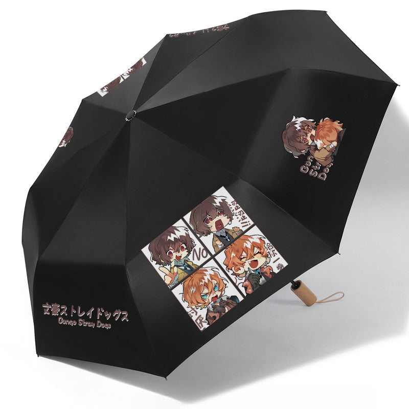 Trendy Anime Print Umbrella
