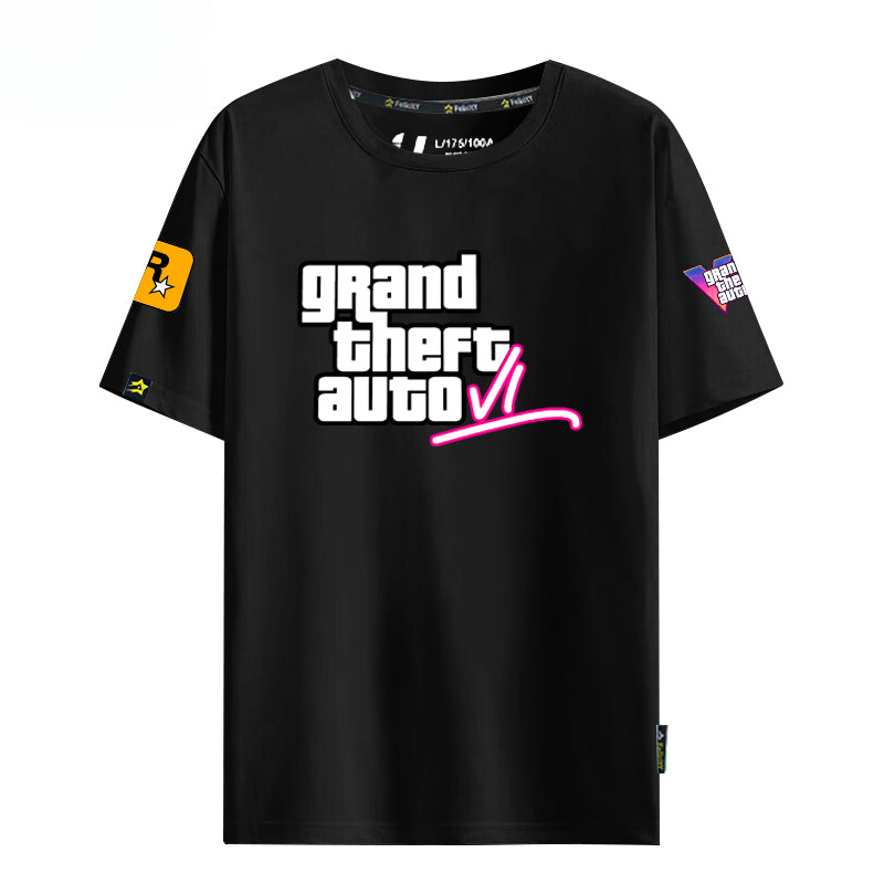 Casual Game R Star Short-sleeved T-shirt