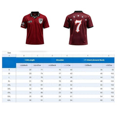 J-HOPE Halftime Show Burgundy Jersey Top