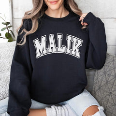 Malik Printed Sweatshirt Top