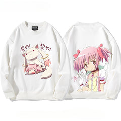 Casual Cute Girls Crew Neck Sweatshirt
