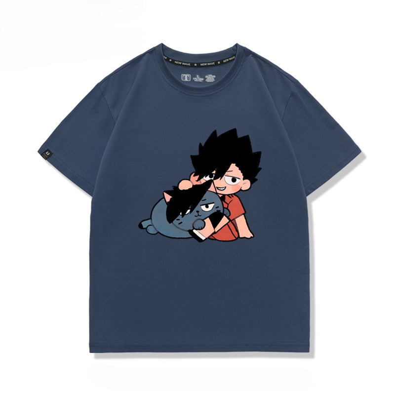 Women's Cute Anime Short-sleeved T-shirt