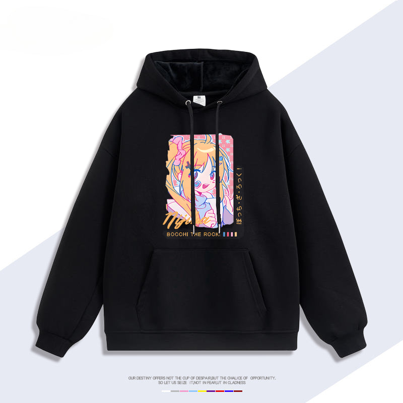 Unisex Anime Graphic Printed Hoodie