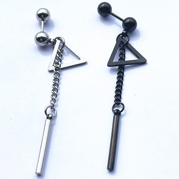 KPOP Style Triangle Chain Earrings