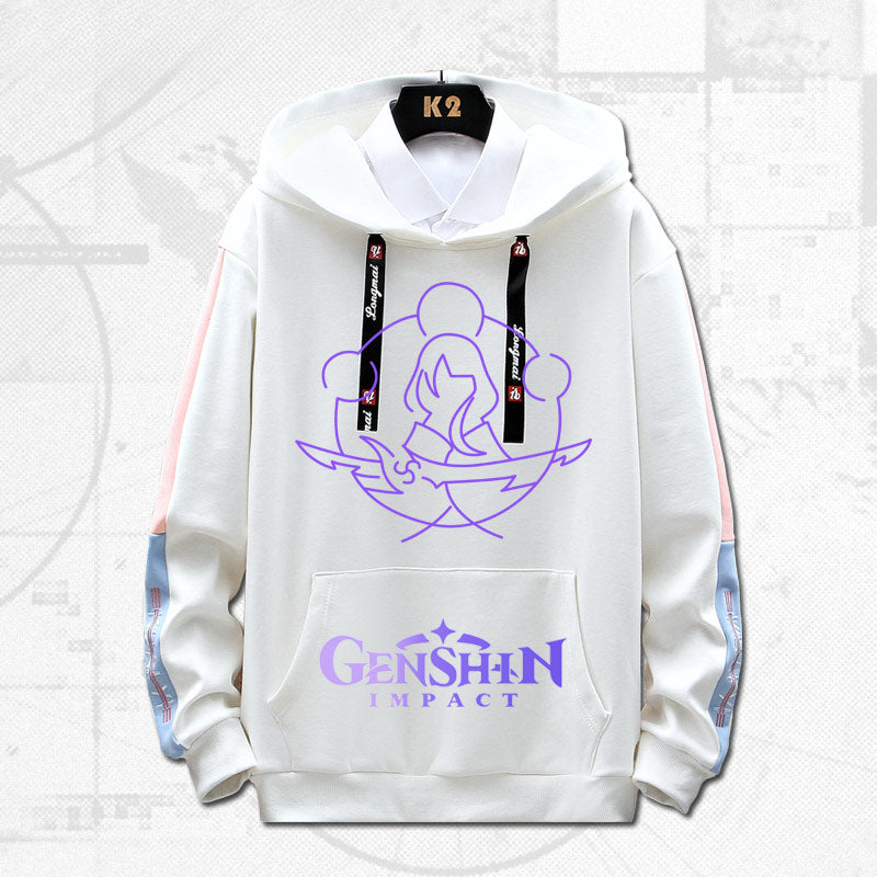 Men's Game Graphic Print Loose Hoodie