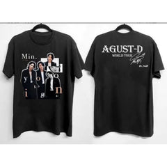 Casual JUNGKOOK SUGA Printed T-shirt Top