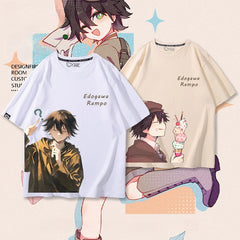 Casual Anime Short-sleeved Cotton Loose T-shirt