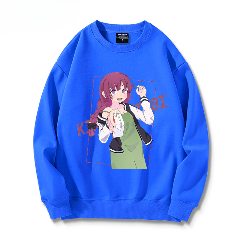 Trendy Anime Cos Crew Neck Sweatshirt