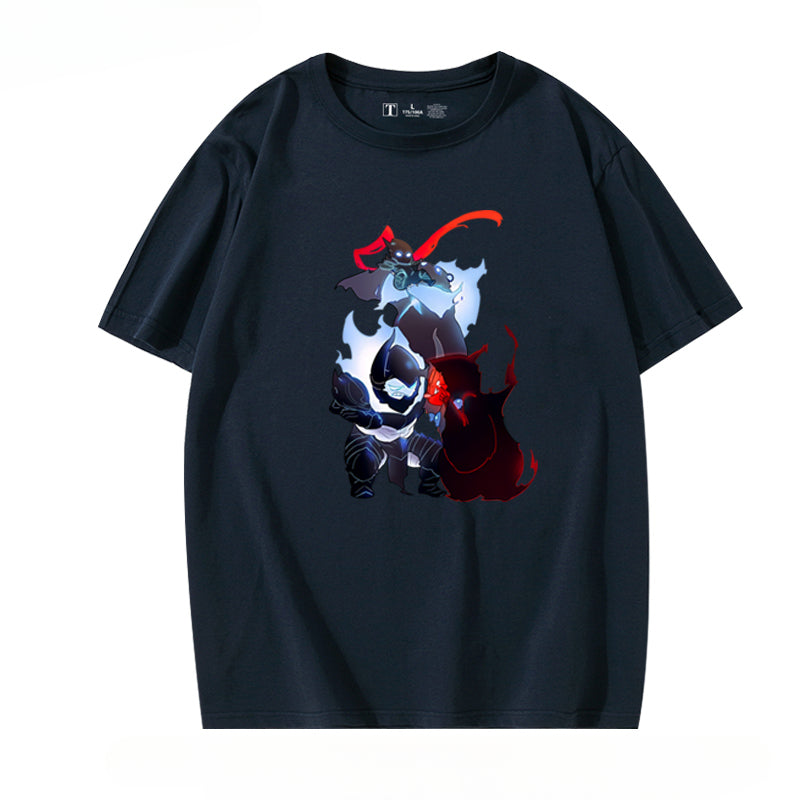 Trendy Anime Print Short-sleeved T-shirt