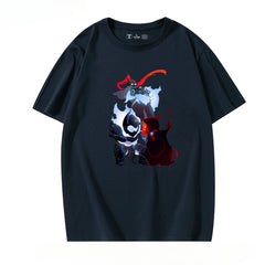 Trendy Anime Print Short-sleeved T-shirt