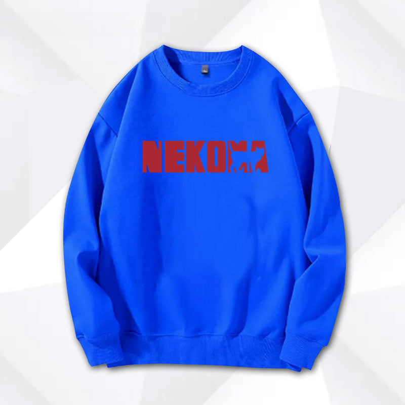 Unisex Anime Nekoma Loose Sweatshirt