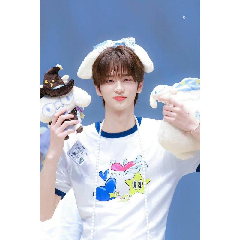 SHINYU DOHOON Cartoon Short-sleeved T-shirt