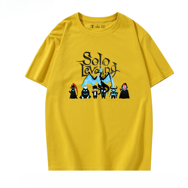 Trendy Anime Print Short-sleeved T-shirt