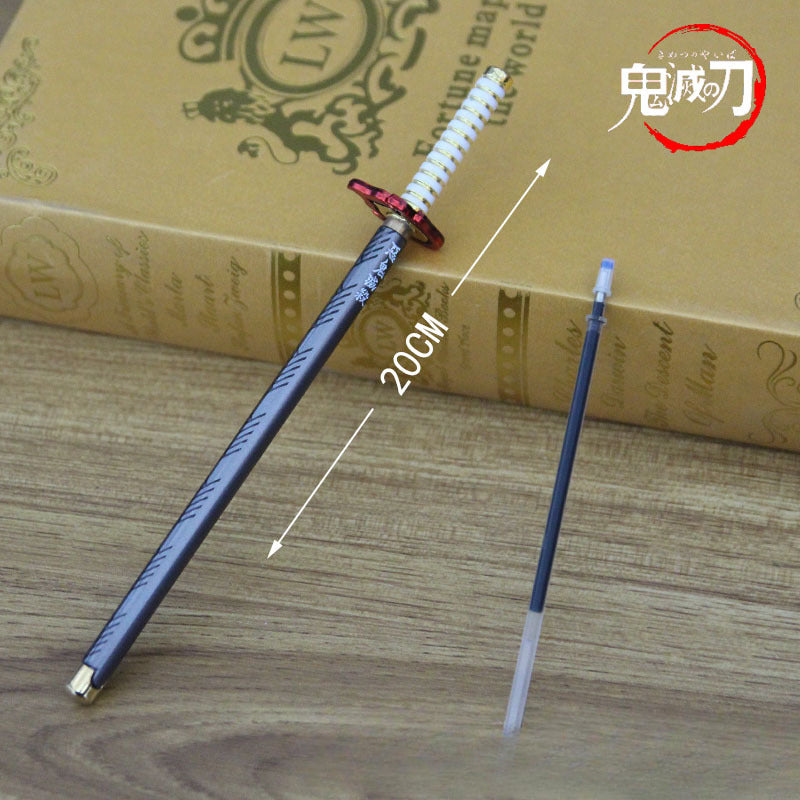 Cool Anime Sword Model Metal Gel Pen