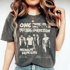 Vintage 1D Graphic Music Washed T-Shirt