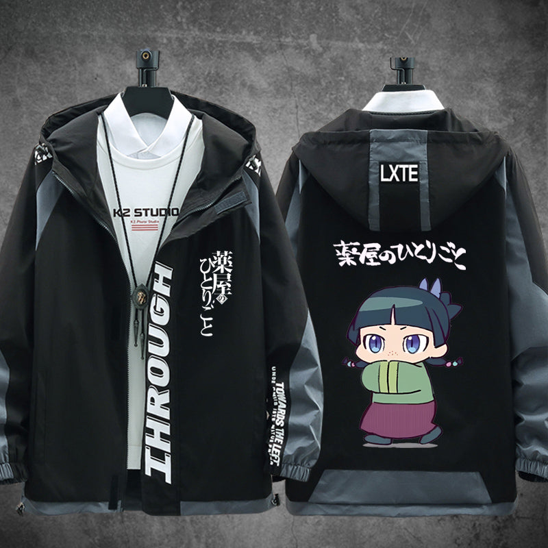 Cool Anime Print Cos Zipper Hooded Jacket