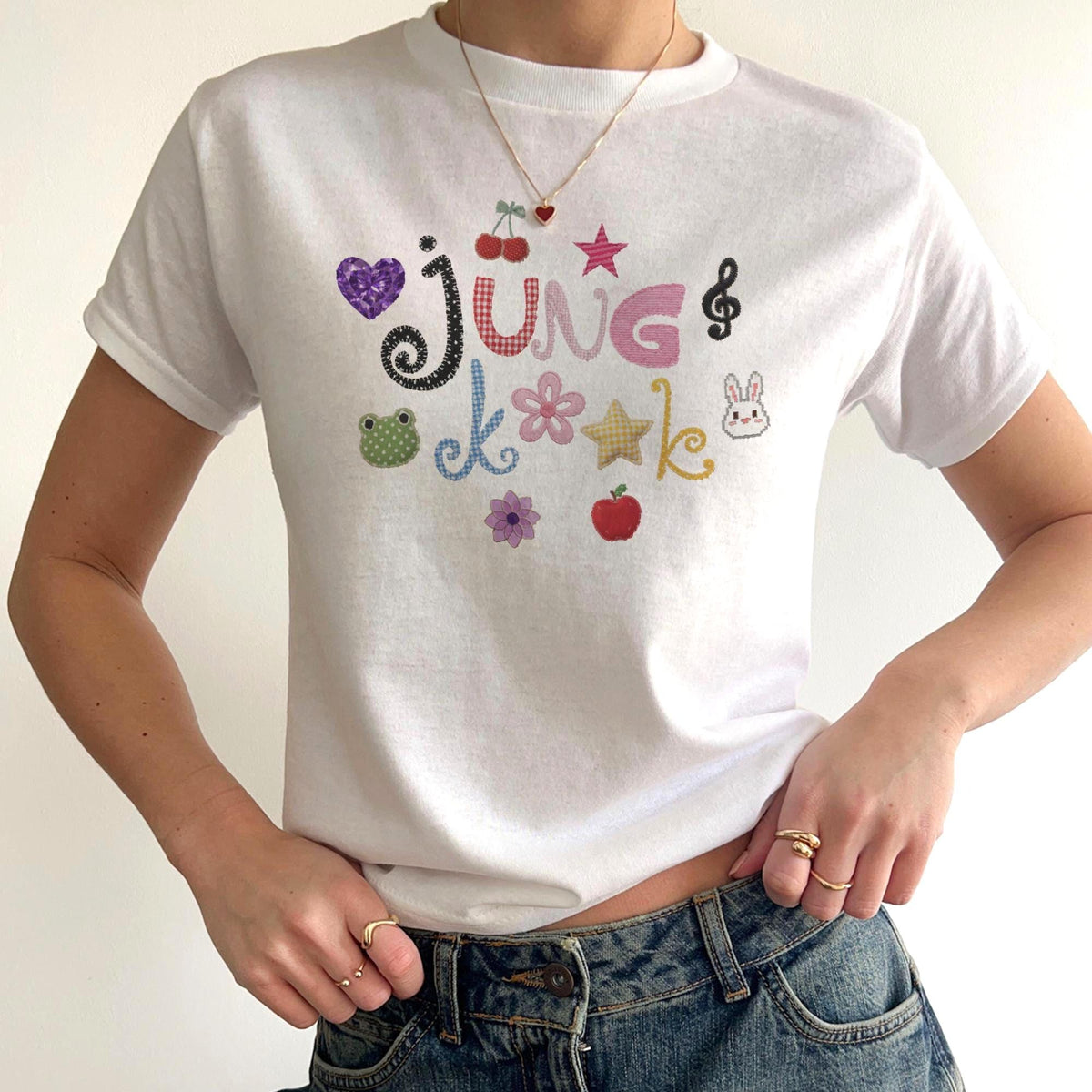 Jungkook Graphic Print Aesthetic Tee